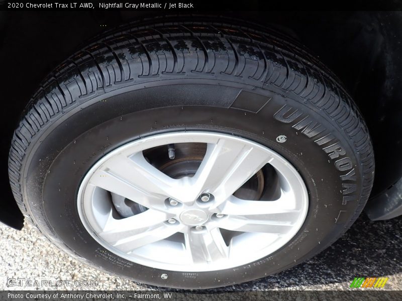 Nightfall Gray Metallic / Jet Black 2020 Chevrolet Trax LT AWD
