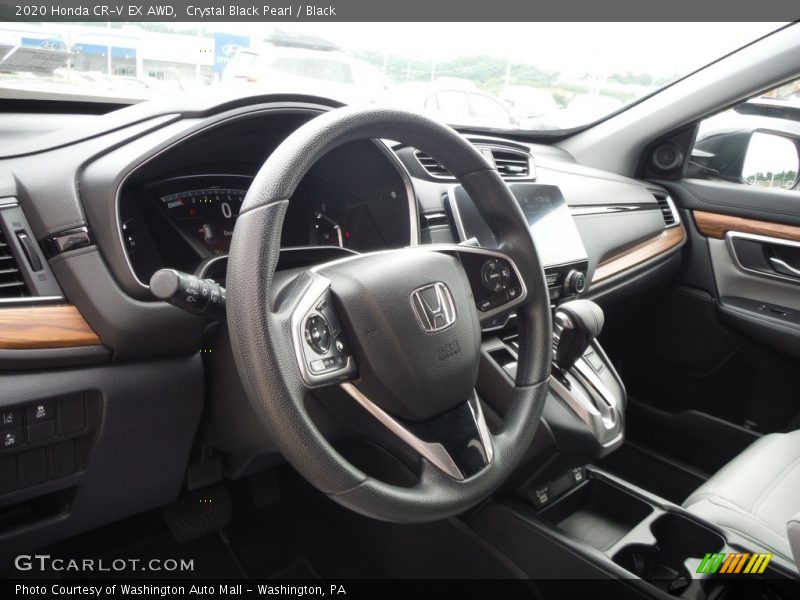 Crystal Black Pearl / Black 2020 Honda CR-V EX AWD