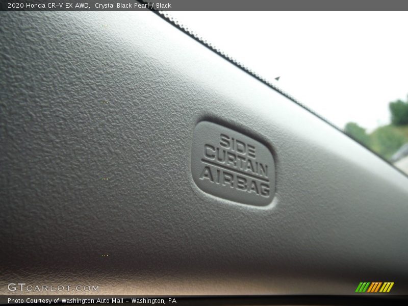 Crystal Black Pearl / Black 2020 Honda CR-V EX AWD