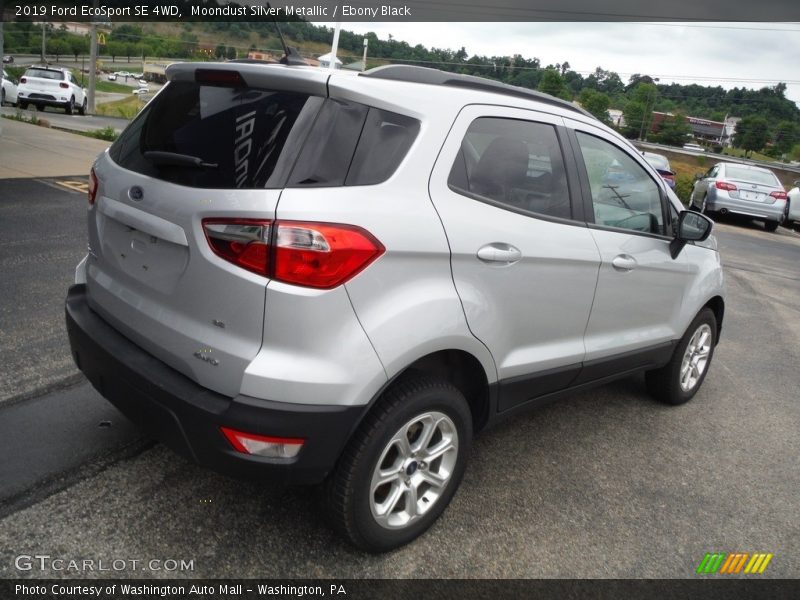 Moondust Silver Metallic / Ebony Black 2019 Ford EcoSport SE 4WD