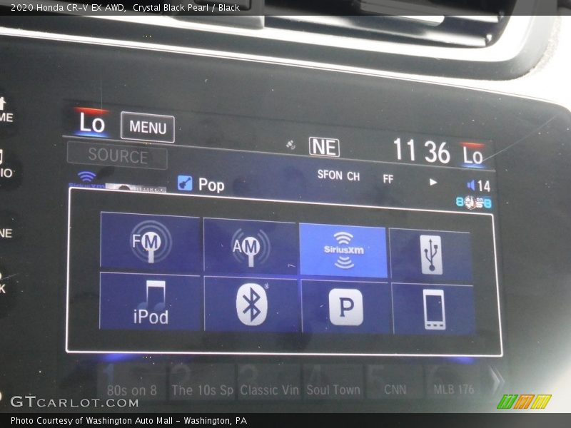 Crystal Black Pearl / Black 2020 Honda CR-V EX AWD