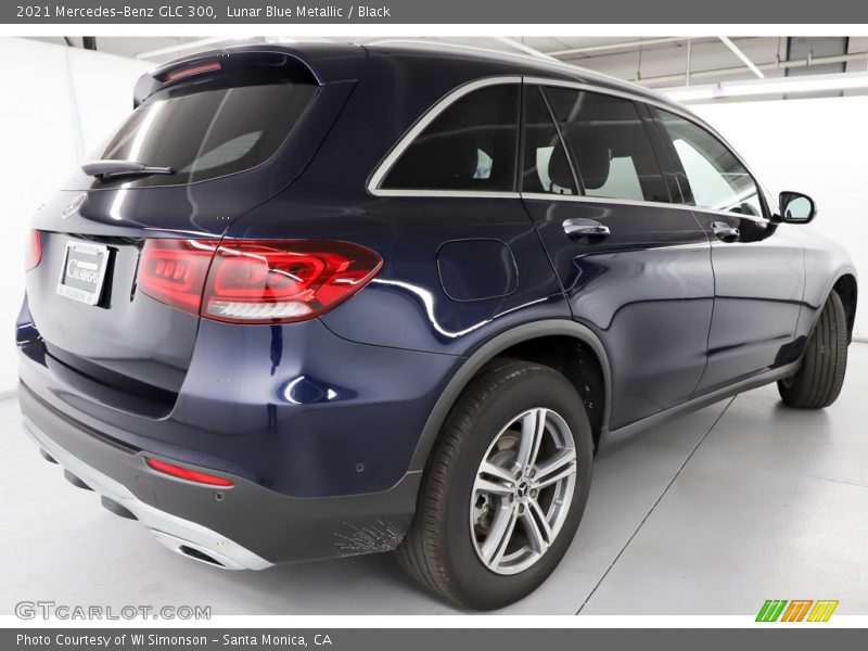 Lunar Blue Metallic / Black 2021 Mercedes-Benz GLC 300