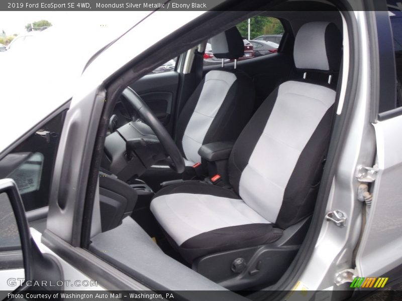 Moondust Silver Metallic / Ebony Black 2019 Ford EcoSport SE 4WD