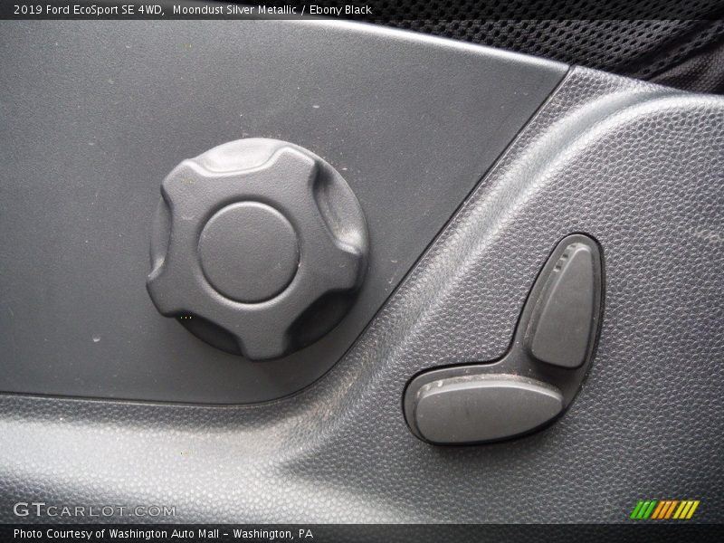 Moondust Silver Metallic / Ebony Black 2019 Ford EcoSport SE 4WD
