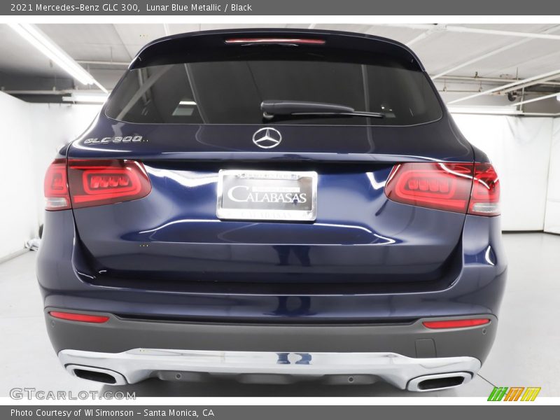 Lunar Blue Metallic / Black 2021 Mercedes-Benz GLC 300