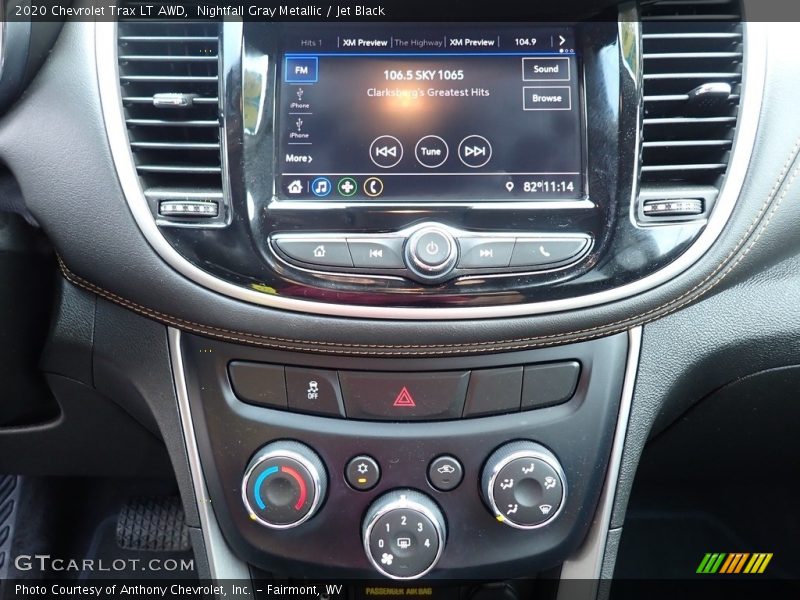 Nightfall Gray Metallic / Jet Black 2020 Chevrolet Trax LT AWD