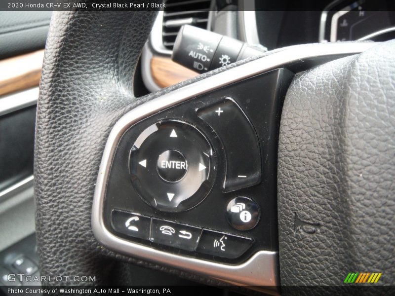 Crystal Black Pearl / Black 2020 Honda CR-V EX AWD