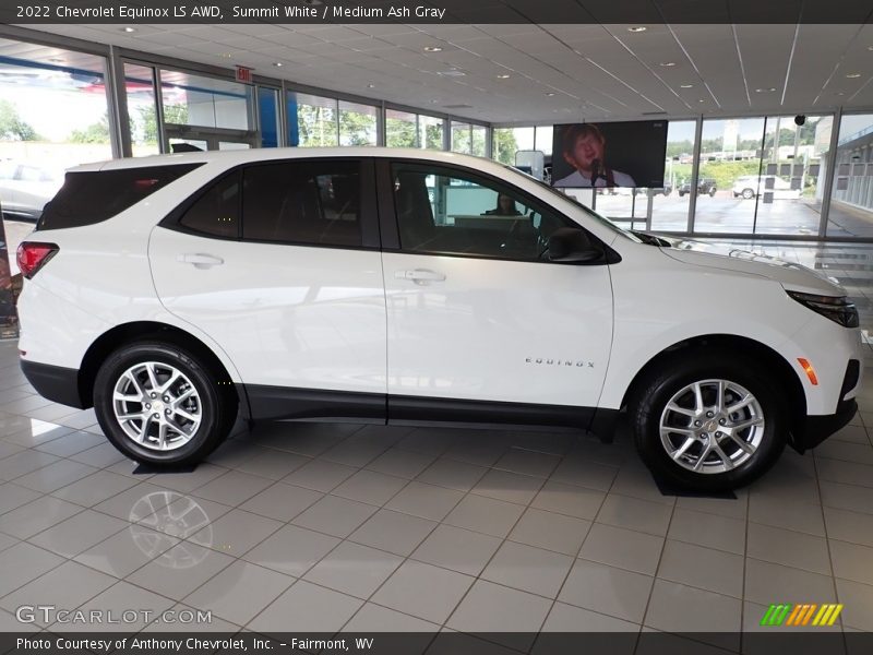 Summit White / Medium Ash Gray 2022 Chevrolet Equinox LS AWD