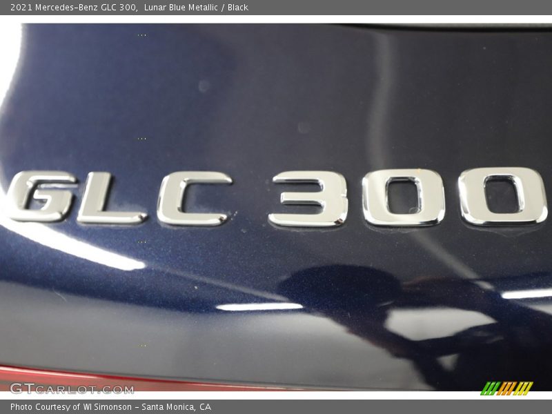 Lunar Blue Metallic / Black 2021 Mercedes-Benz GLC 300