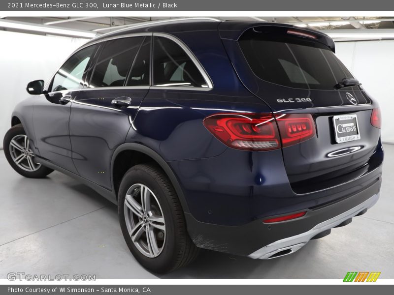 Lunar Blue Metallic / Black 2021 Mercedes-Benz GLC 300