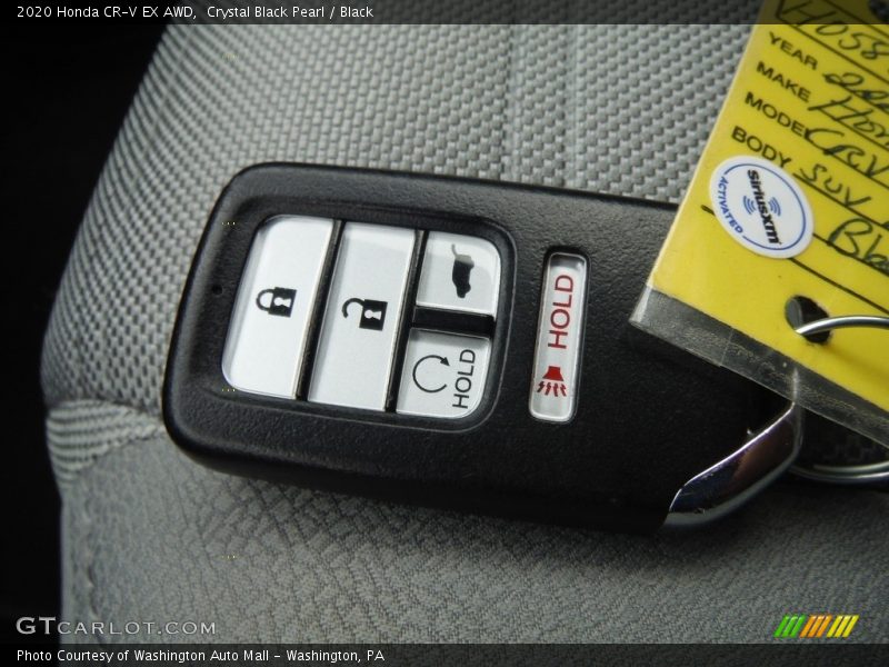 Crystal Black Pearl / Black 2020 Honda CR-V EX AWD