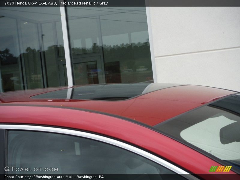 Radiant Red Metallic / Gray 2020 Honda CR-V EX-L AWD