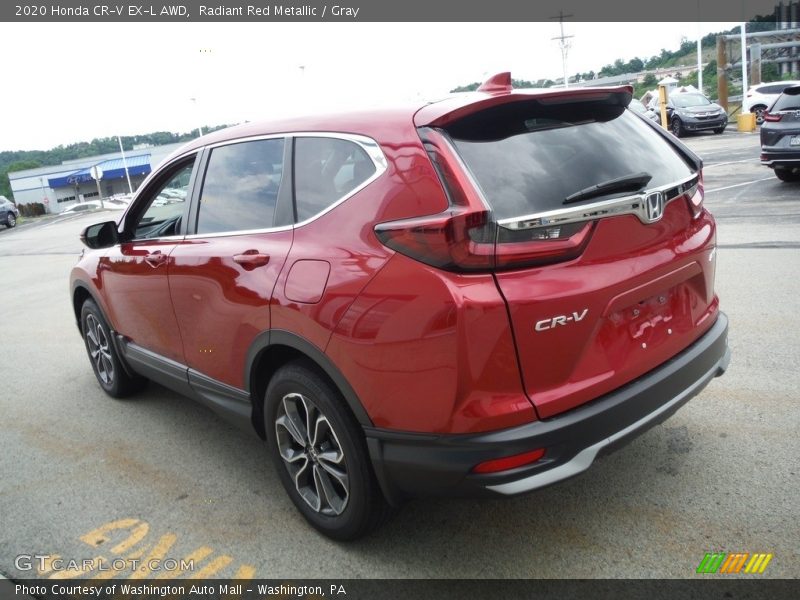 Radiant Red Metallic / Gray 2020 Honda CR-V EX-L AWD