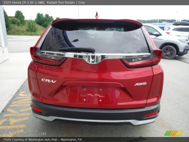 Radiant Red Metallic / Gray 2020 Honda CR-V EX-L AWD