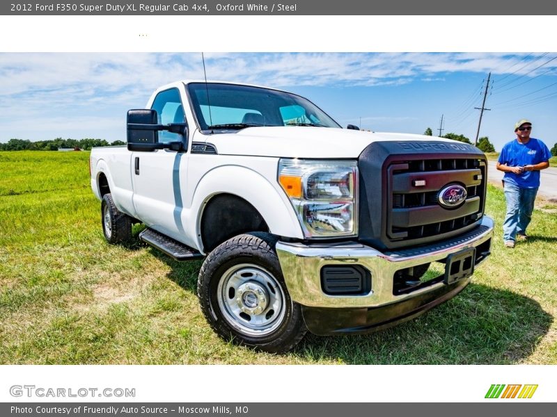 Oxford White / Steel 2012 Ford F350 Super Duty XL Regular Cab 4x4
