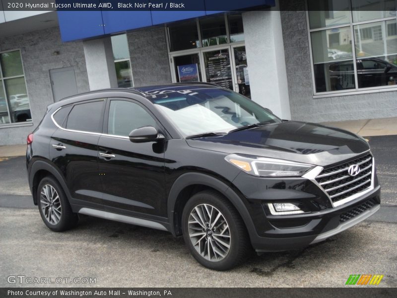 Black Noir Pearl / Black 2020 Hyundai Tucson Ultimate AWD