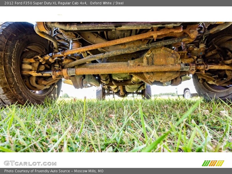 Oxford White / Steel 2012 Ford F350 Super Duty XL Regular Cab 4x4