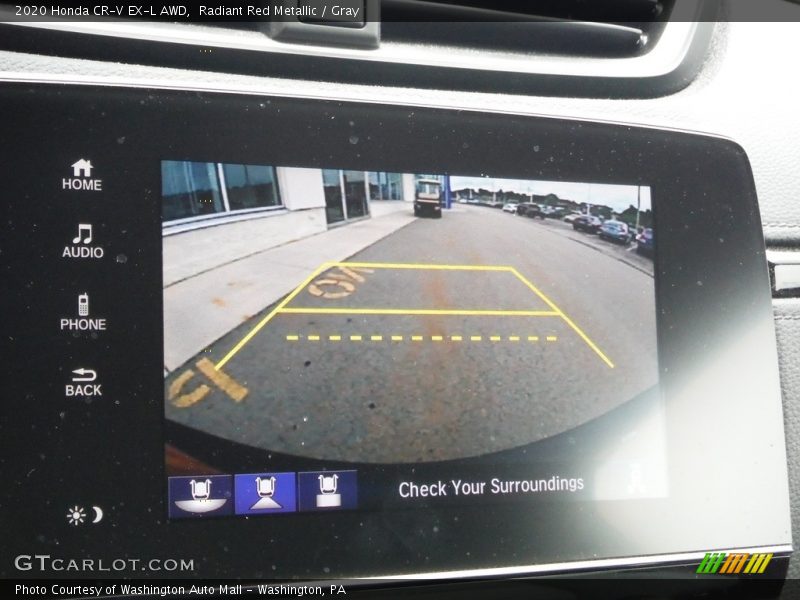 Radiant Red Metallic / Gray 2020 Honda CR-V EX-L AWD