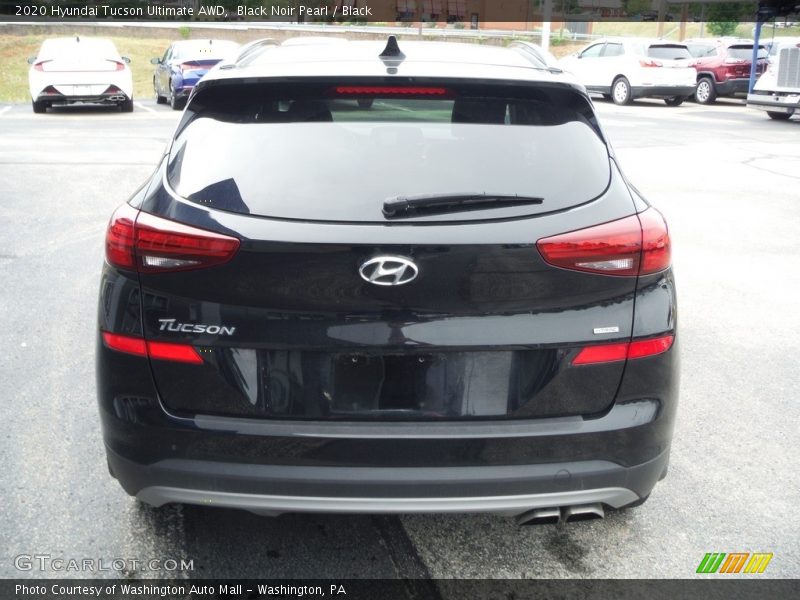 Black Noir Pearl / Black 2020 Hyundai Tucson Ultimate AWD