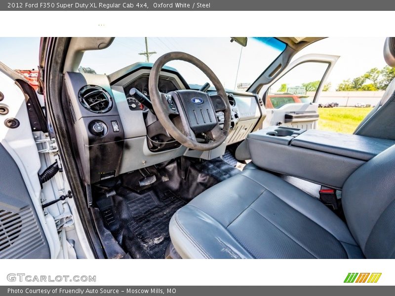 Oxford White / Steel 2012 Ford F350 Super Duty XL Regular Cab 4x4