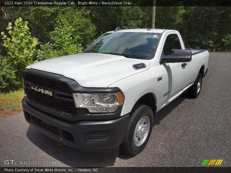 Bright White / Black/Diesel Gray 2022 Ram 2500 Tradesman Regular Cab