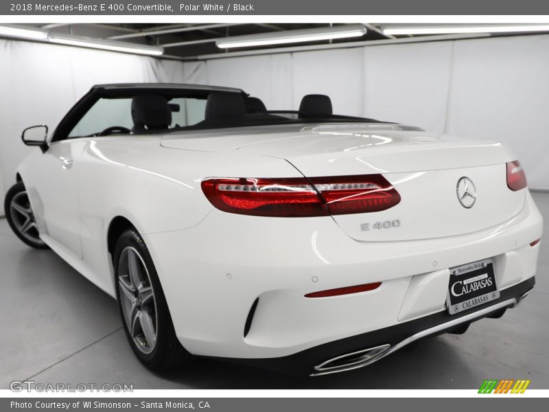 Polar White / Black 2018 Mercedes-Benz E 400 Convertible