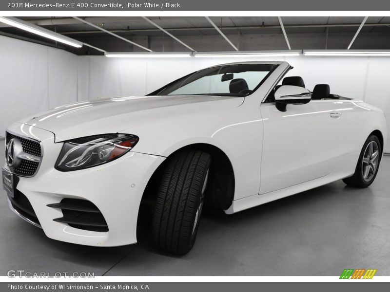 Polar White / Black 2018 Mercedes-Benz E 400 Convertible