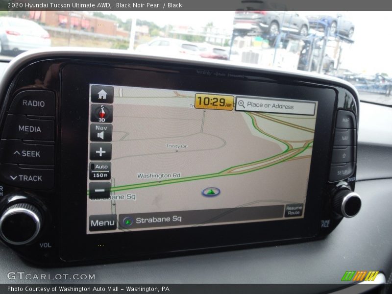 Black Noir Pearl / Black 2020 Hyundai Tucson Ultimate AWD