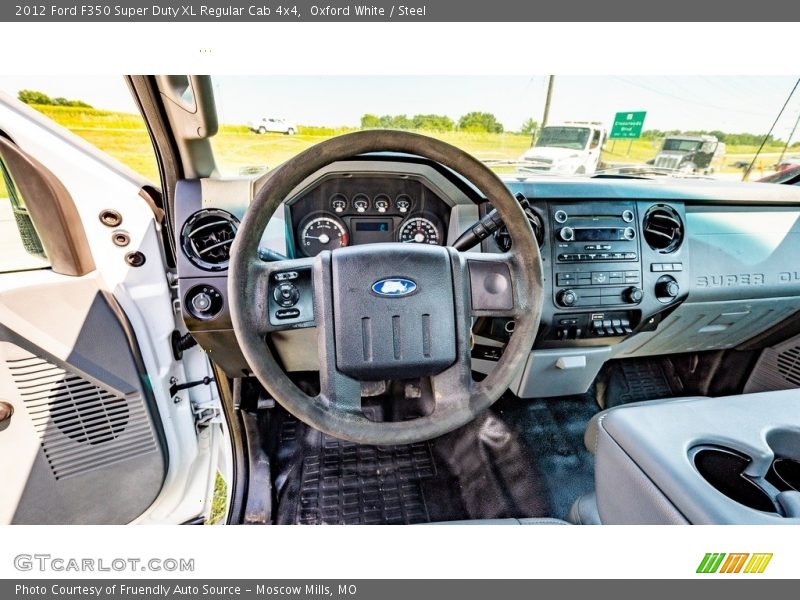 Oxford White / Steel 2012 Ford F350 Super Duty XL Regular Cab 4x4