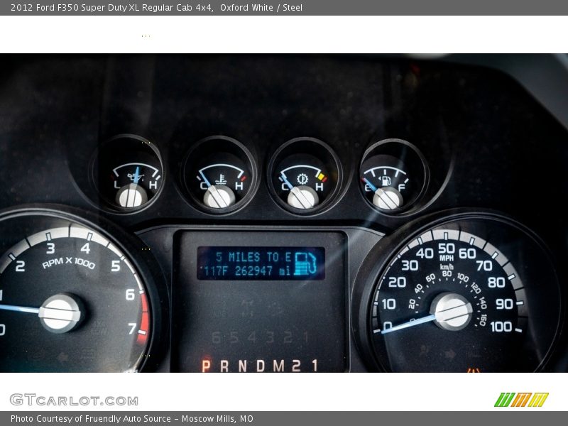 Oxford White / Steel 2012 Ford F350 Super Duty XL Regular Cab 4x4