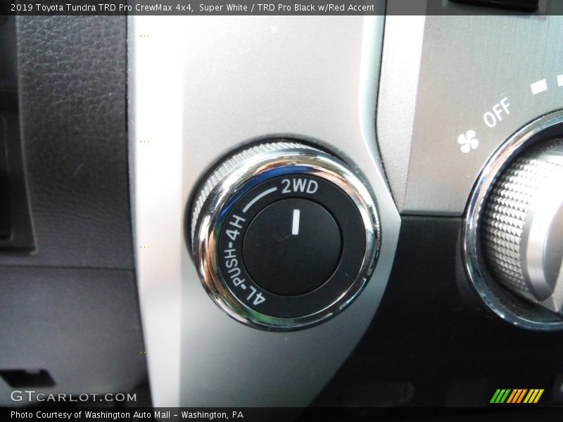 Super White / TRD Pro Black w/Red Accent 2019 Toyota Tundra TRD Pro CrewMax 4x4