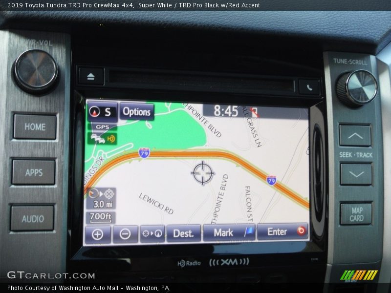 Super White / TRD Pro Black w/Red Accent 2019 Toyota Tundra TRD Pro CrewMax 4x4