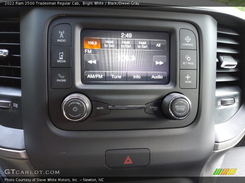 Controls of 2022 2500 Tradesman Regular Cab