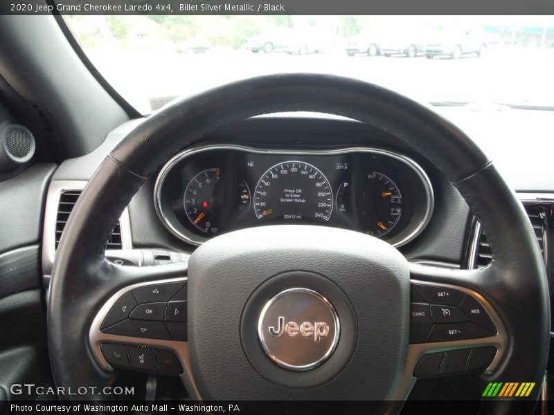 Billet Silver Metallic / Black 2020 Jeep Grand Cherokee Laredo 4x4