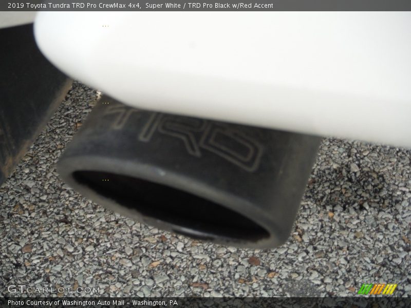 Super White / TRD Pro Black w/Red Accent 2019 Toyota Tundra TRD Pro CrewMax 4x4