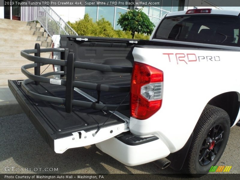 Super White / TRD Pro Black w/Red Accent 2019 Toyota Tundra TRD Pro CrewMax 4x4