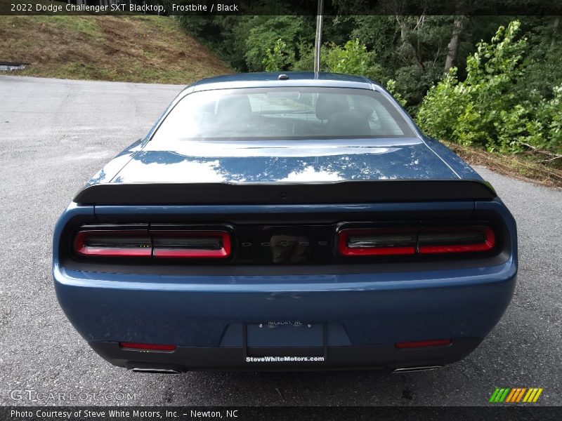 Frostbite / Black 2022 Dodge Challenger SXT Blacktop