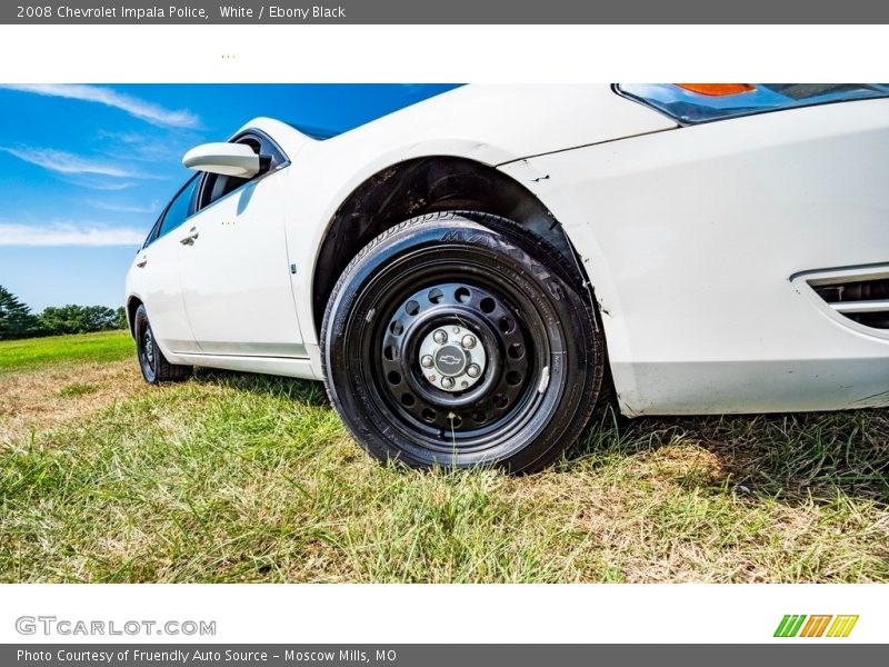 White / Ebony Black 2008 Chevrolet Impala Police