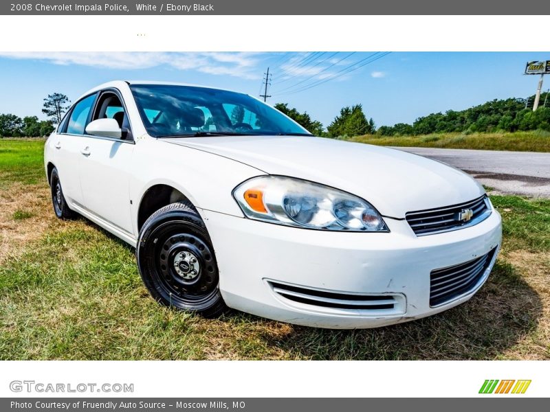  2008 Impala Police White