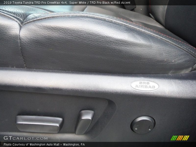 Super White / TRD Pro Black w/Red Accent 2019 Toyota Tundra TRD Pro CrewMax 4x4