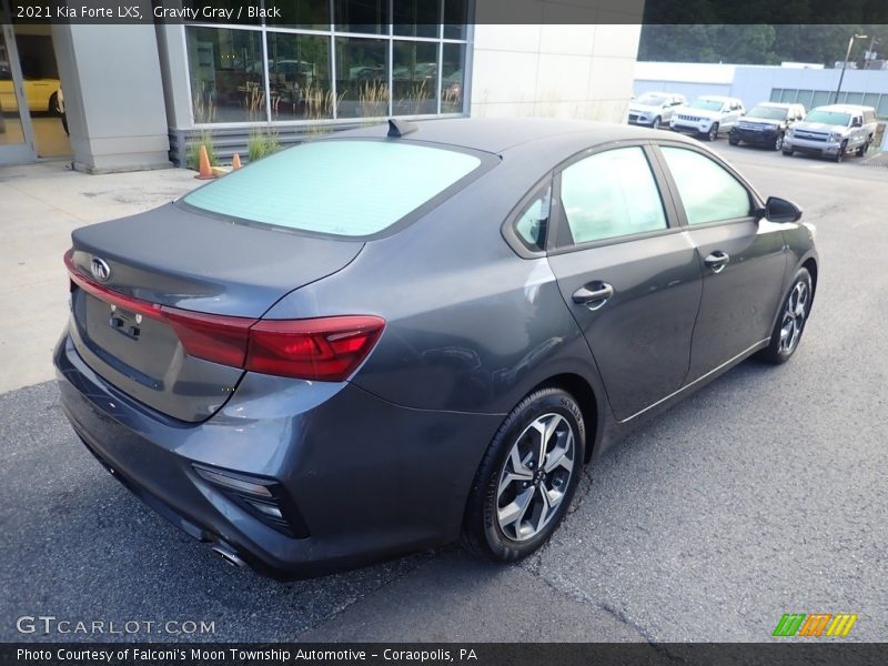 Gravity Gray / Black 2021 Kia Forte LXS