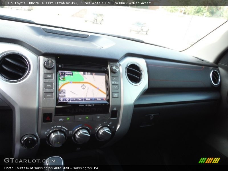Super White / TRD Pro Black w/Red Accent 2019 Toyota Tundra TRD Pro CrewMax 4x4