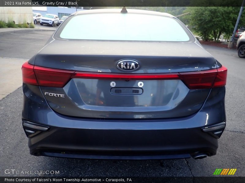 Gravity Gray / Black 2021 Kia Forte LXS