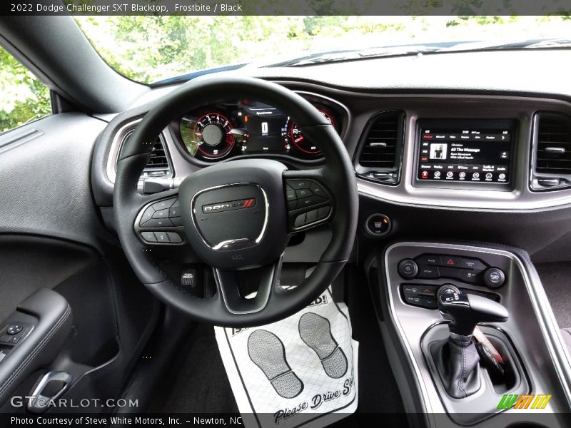 Frostbite / Black 2022 Dodge Challenger SXT Blacktop