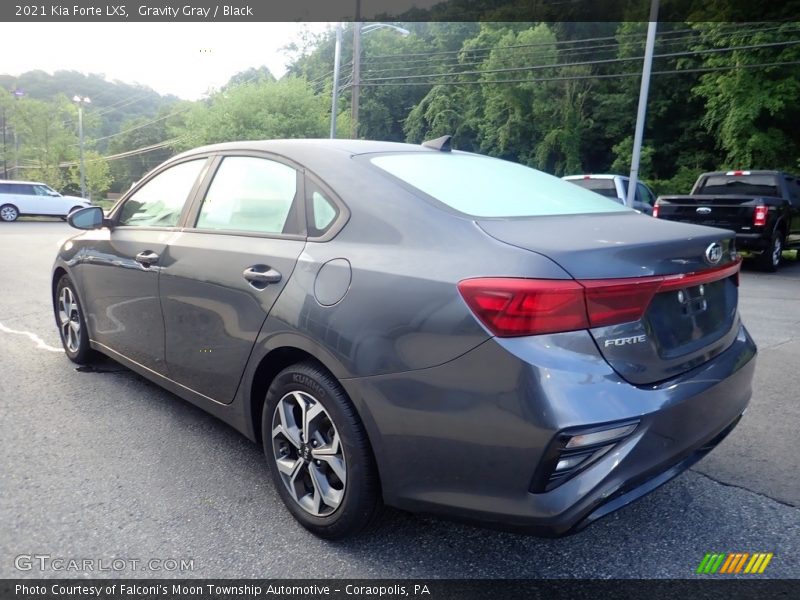 Gravity Gray / Black 2021 Kia Forte LXS