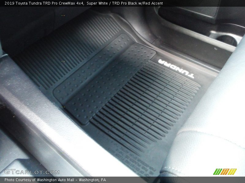 Super White / TRD Pro Black w/Red Accent 2019 Toyota Tundra TRD Pro CrewMax 4x4