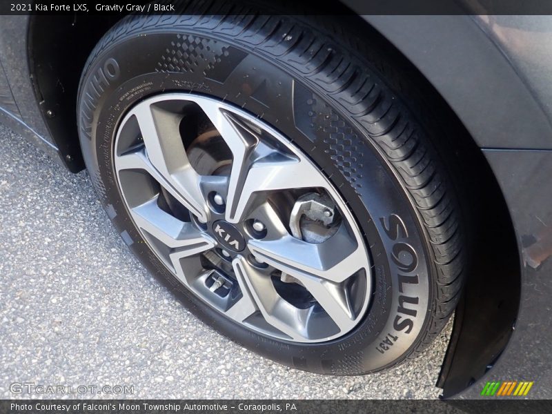 Gravity Gray / Black 2021 Kia Forte LXS