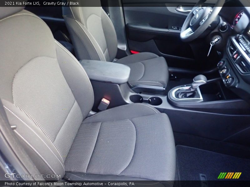 Gravity Gray / Black 2021 Kia Forte LXS