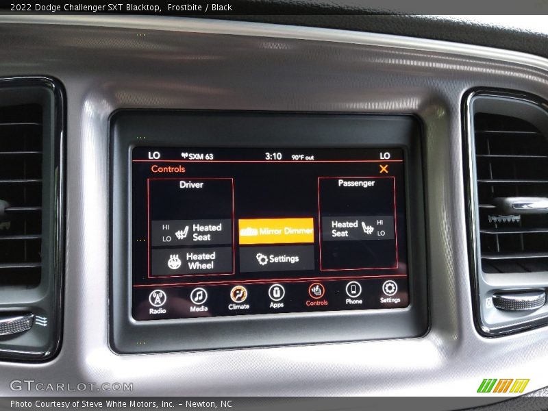 Frostbite / Black 2022 Dodge Challenger SXT Blacktop