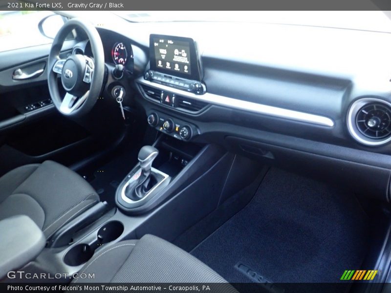 Gravity Gray / Black 2021 Kia Forte LXS